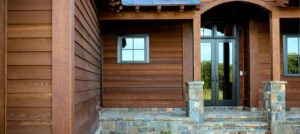 A siding made of cedar is the most beautiful element of any structure.